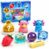 8-Piece Squishy Mystery Box, Fun Blind Box Squishy Toys with Dumpling Slow Rising Sensory Fidget Toys, Anxiety Relief Stress Toys for Kids & Adults, Birthday