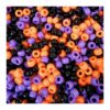 800Pcs 6x9mm Large Hole Plastic Pony Beads UV Color Changing Mix Bulk Hair Beads for Braids Bracelets Keychains DIY Craft Art Supplies
