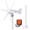 800W Wind Turbine Generator Kit, 12V/24V MPPT, 6-Blade, 1.0m/s Start