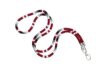 80 cm Dark Red Native Design Seed Bead Lanyard, Bead Crochet Id Card Holder, beaded lanyard, woman beaded lanyard, teacher ID card holder