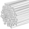 80 PCS Acrylic Dowel Rods, 12 x 0.25 Inches Clear Acrylic Round Dowels for DIY Crafts, Cake Toppers, Plant Stakes, Curtain Pulls, Retaining Rods, Model Stands and Handwork Supplies