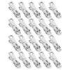 80pcs Multi-Function Stainless Steel Clothes Pins 5.5cm Silver