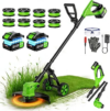 Electric String Trimmer Cordless Battery Powered Weed Eater