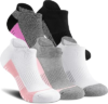 Athletic Ankle Socks Womens Cushioned Arch Support Socks 5-Pairs