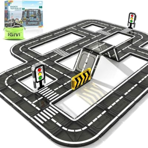IGIVI Magnetic Tiles Road Set