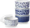 vancasso Ceramic Serving Bowls with Lids Set of 4