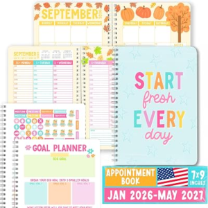 Hourly Appointment Book 2026-2026 Appointment Book Planner, Appt Notebook 2026 Daily/Hourly Planner, Academic Planners 2026-2027 with Hourly, Scheduling Notebook for Business, Home & Salon