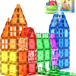 60 PCS Magnetic Building Tiles Kids Toys STEM Magnetic Blocks Sensory Toys