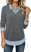 OFEEFAN Womens Polo Shirts