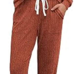 EKOUAER Womens Knit 2 Piece Lounge Sets