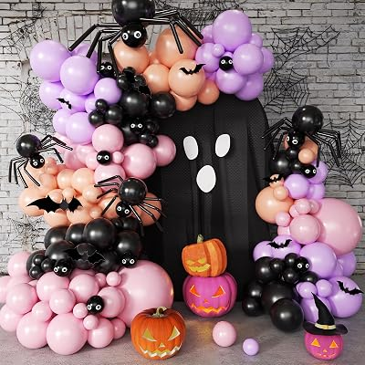 LANGASQUE Halloween Balloon Arch Kit