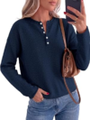 PRETTYGARDEN Henley Cozy Sweaters