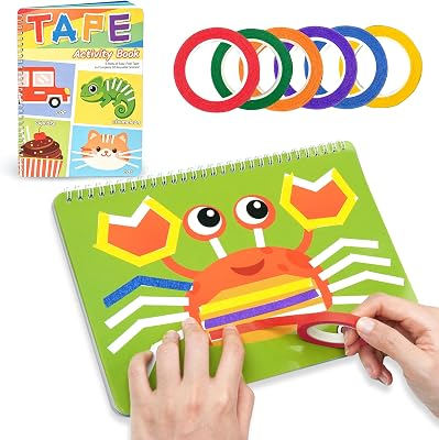 UIIOPJIOM Tape Quiet Activity Book