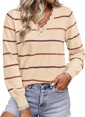 BTFBM Sweaters Striped Pullover Tops