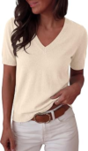 ANRABESS Short Sleeve Sweaters