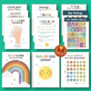 EXCOOL CLUB 12 Toddler Calming Corner Posters For Classroom Decor – 11×14 Feelings Chart For Kids, Calming Posters For Kids Calm Down Corner Supplies, Emotions Poster Classroom Must Haves For Teacher