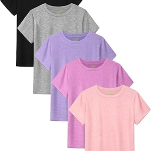 NUVORO 5 Pack Girls Shirts