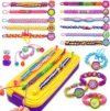 DDAI Arts and Crafts for Kids Age 8-12 Friendship Bracelet Making Kit for Girls – Best Birthday Gifts Ideas for Girl 7 9 10 11 Year Old – Popular Bracelets String Maker Toys Set