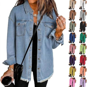 FUZNIDQIMM Jean Jacket