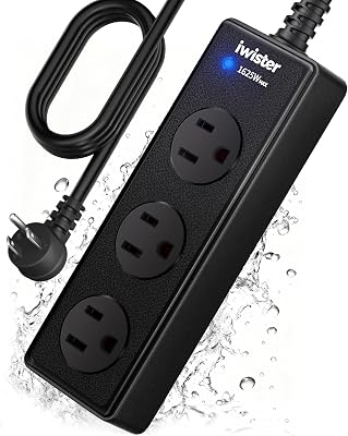 IWISTER Waterproof 3AC Power Strip