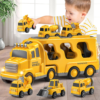 Beby Buty 5 in 1 Construction Trucks Cars Toys for Toddlers 3-5