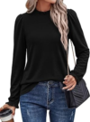KIRUNDO Womens Long Sleeve Shirts Dressy Casual Blouse Tops