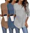 Bliwov Womens Sweaters–3 Pcs