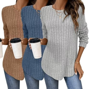 Bliwov Womens Sweaters–3 Pcs