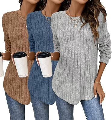 Bliwov Womens Sweaters--3 Pcs