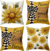 BBOLDIN Throw Pillow Covers Set of 4