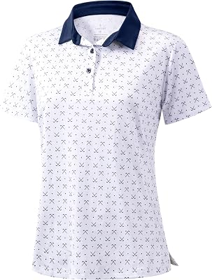 SANTINY Women Golf Polo Shirts