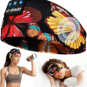 LC-DOLIDA Sleep Headphones Headband Bluetooth 5.4