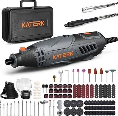 Katerk Rotary Tool Kit, 35000RPM High Performance Corded Power Rotary Tools