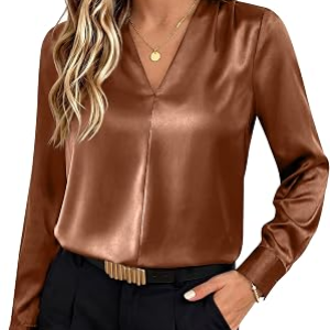 ANRABESS Womens Long Sleeve Blouse