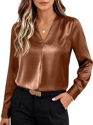 ANRABESS Womens Long Sleeve Blouse
