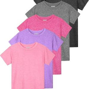 QWE 5 Pack Girls Shirts