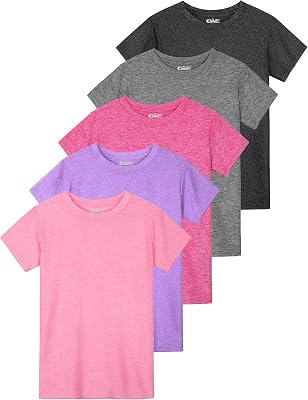 QWE 5 Pack Girls Shirts