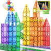 Soyee 102PCS Magnetic Tiles Building Blocks Stem Toys for 3+ Year Old Boys Girls Montessori Toys Toddler Kids Gifts Parents Approved Sensory Toys