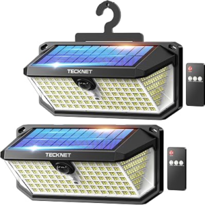 546 LED Motion Sensor Outdoor Lights 2Pack