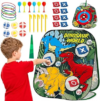 EagleStone 5-in-1 Dinosaur Bean Bag Toss Game,Cornhole Board Toys for Kids | Family Party Party Supplies, Carnival Outside Yard Backyard Beach Lawn Games Toy for Kid Boys Girls Ages 3-12 Birthday Gifts