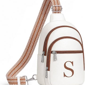 YOOLIFE Initial Sling Crossbody Bag