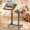 Elowen Rolling Laptop Desk with Wheels