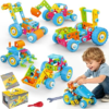 keefun STEM Toys for 4 5 6 7 8+ Year Old Boy Girl Birthday Gift, Building Toys for Kids Ages 4-8 6-8 4-6 Blocks Sets Stem Kits 5-7 4-7 3-5 Educational Learning Construction Engineering Car Truck Games