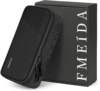 Fmeida Structured Pencil Case Pouch for Boys Back to School Supplies, Black