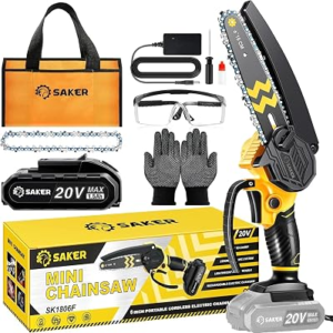 SAKER Mini Chainsaw Cordless