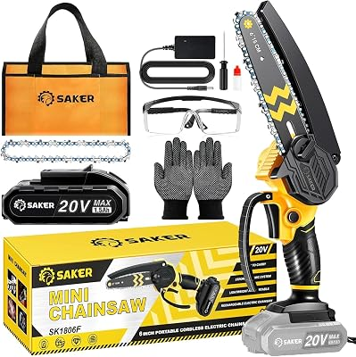 SAKER Mini Chainsaw Cordless