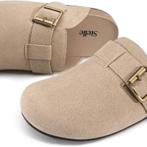 Stelle Suede Clogs for Women Men Potato Shoes