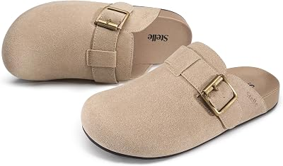 Stelle Suede Clogs for Women Men Potato Shoes