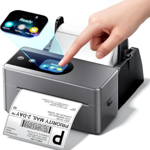 Phomemo 4×6 Shipping Label Printer with Touch Screen | Wireless bluetooth thermal label printer for small business & packages, compatible with Amazon Shopify Etsy UPS USPS