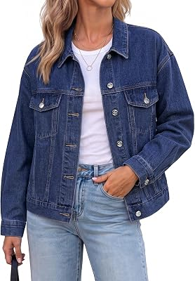 GRAPENT GRAPENT Womens Jean Jacket